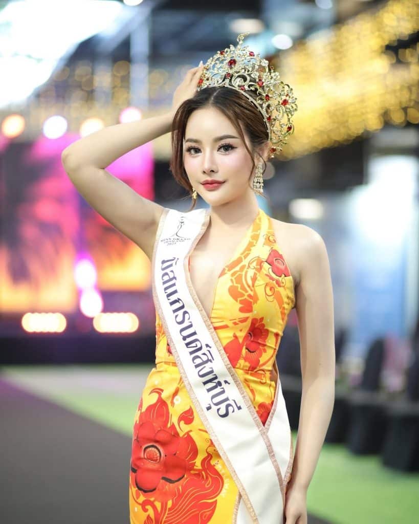ต้นข้าว ปัณฑิตา สมัยประกวดนางงาม มิสแกรนด์สิงห์บุรี 2025